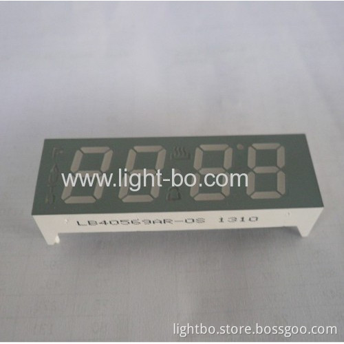 Red Oven Timer led Display,4-digit 0.56" Anode 7 Segment ,58*19mm